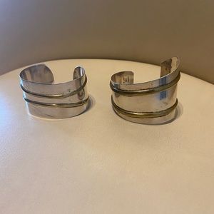 Gorgeous Sterling Silver Designer Cuffs